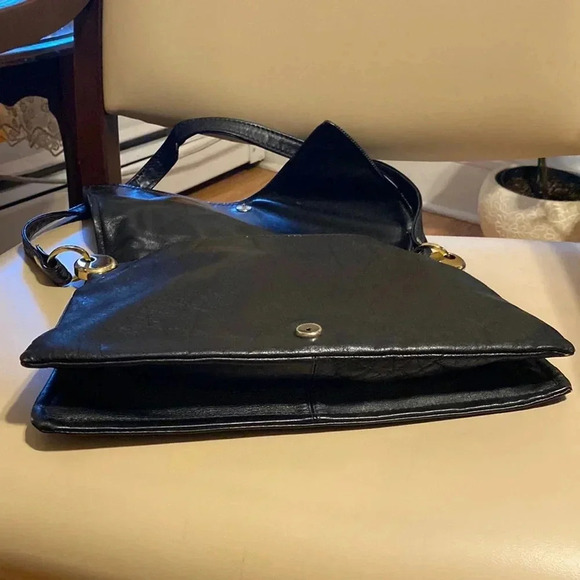 Vintage Genuine Leather Shoulder Bag Women - Great Condition - Very Elegant - Picture 5 of 16